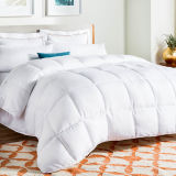 Anti-Allergic White Duck Down Comforter Set Quality Hotel Inner Duvet