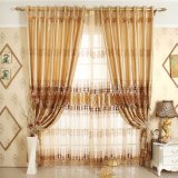 Royal Luxury Style Embroidery Blackout Curtain Fabric (19F0052)