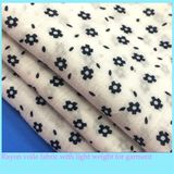 Soft Voile Rayon Fabric for Summer Clothing