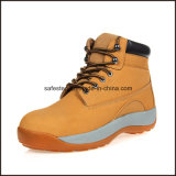 Nubulk Leather Rubber Outsole Mens Work Boot