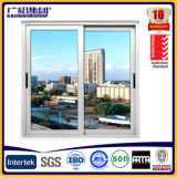 Aluminum Sliding Glass Window with Mosquito Net and Grills