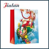 Sledge Printed Christmas Shopping Bag with UV