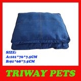 High Quaulity Denim Pet Cushion (WY161022A/B)