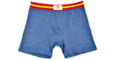 100% Cotton Underwear Boxer Brief Men 248-Blue