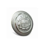 Custom Button, Silver Plated Metal Button (GZHY-KA-091)