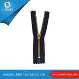 Black Zip No 5 Gold Teeth Zips/Metal Closed Ended Zipper