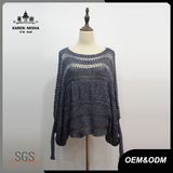 Lady Loose Batwing Sleeve Stroped Clothes