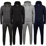 Mens Tracksuit Set Fleece Hoodie Top and Pants