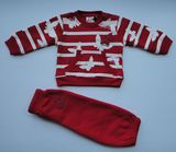 Kids Printed Fleece Sweatshirt and Pant Jogging Suit