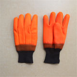Smooth Finish Foam Liner PVC Winter Glove-5124