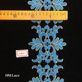 11.5cm Green Garnet Burgundy Sequined Lace Trim. Formal Burgundy Lace Border Hme804