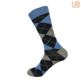 Men's Cotton Causal Sock with Special Jacquard
