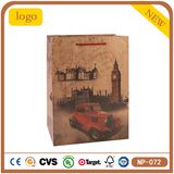 Red Car Weeding Cosmetics Woollen Kraft Shopping Gift Paper Bag