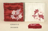 Decorative Flower Cushions in Polyester with Screenprinting