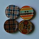 Fashion Design Colorful Resin Button for Woman Garment