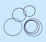 NBR Material Rubber Seal O-Ring, High Pressure O Ring Cord