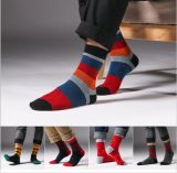 Colorful Stripe Fashion Design for Man Dress Sock