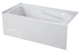 Cupc Tile Flange Apron Front Bathtub Integrated Skirt Bath Tub