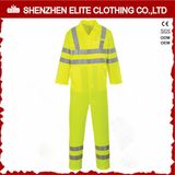 Working Protective Fluorescent Yellow Reflective Tapes Coverall