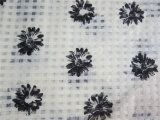 Polyester Check Organza Fabric for Skirt