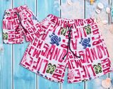 Classic Turtle Sumblimation Printing Swim Trunks Quick Dry Beach Shorts