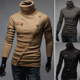 New Fashion Man's Turtleneck Long Sleeves Pullover Sweater Wholesale