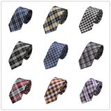 2016 Men Fashion Plaid Design Polyester Ties (WH24)