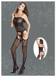 Net Bodystocking with Hollow out Design 8981