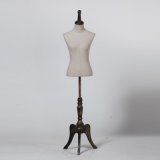 Good Quality Female Mannequin Bust with Wooden Tripod Baseplate