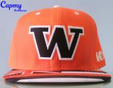 Orange Colour Cotton Snapback Cap Hat Supplier