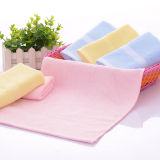 Hot Selling Solid Color Satin Series Plain Weaving 100% Bamboo Towels for Bathroom