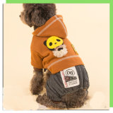 Cool Classic Dog Hoodie Jumpsuit Pet Shirt with Trousers