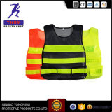Black Working Safety Vest Clothing for Police En20471
