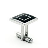 High Quality Hard Enamel Metal Cufflink Box Set Design Logo