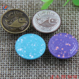 2017 Fashion Antique Brass High Quality Metal Jeans Button for Jeans