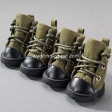 Eco-Friendly Pet Supply Animal Accessories Dark Green Dog Shoes