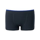 Hot Sale Dark Color Plain Striped Seamless Men Trunks (ZS-1084)