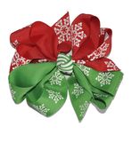 Grosgrain Printing Ribbon for Christmas Hair Bow Hair Clip