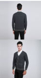Yak Wool/Cashmere V Neck Cardigan Long Sleeve Sweater/Clothing/Garment/Knitwear