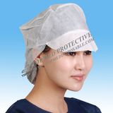 Disposable Scrub Hats Nonwoven Scrub Caps with Peak