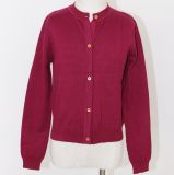 Girls'cardigan with Lose Version and Soft Handfeel, in Low Percent Duty