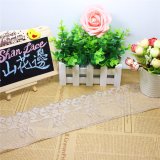 Factory Stock Wholesale 10.5cm Width Embroidery Nylon Lace Polyester Embroidery Trimming Fancy Lace for Garments Accessory & Home Textile &Curtains Decoration