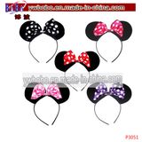 Children Minnie Mouse Ears Best Business Gift Hair Weaving (P3051)