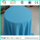 Textile Woven Pd Plain Dyed Mini Matt 300d Table Cloth Fabric