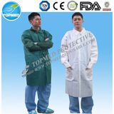 Disposable Lab Coat, PP Lab Coat with Velcros