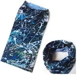 Custom Made Design Printed Polyester Multifunctional Seamless Magic Tube Scarf