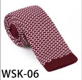 Men's Fashionable 100% Polyester Knitted Tie (WSK-06)