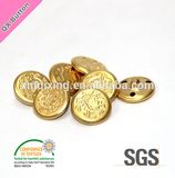 25mm Gold Tone Brass Shank Metal Blazer Buttons