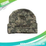 Customized Camouflaged Cuffed Knitted Winter Hat Beanies (078)