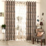 Simple Style Yarn Dyed Jacquard Fabric Curtain (MX-170)